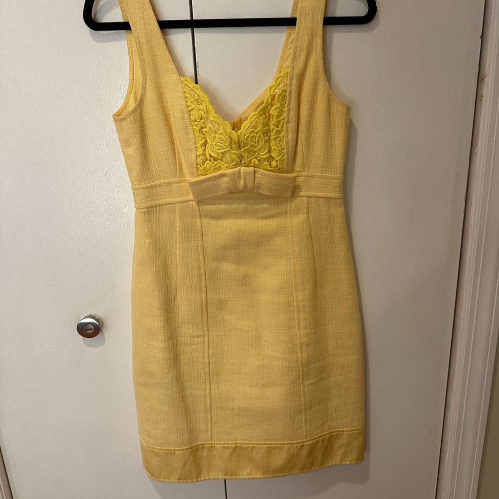 Nanette Lepore Yellow Wedding Dress